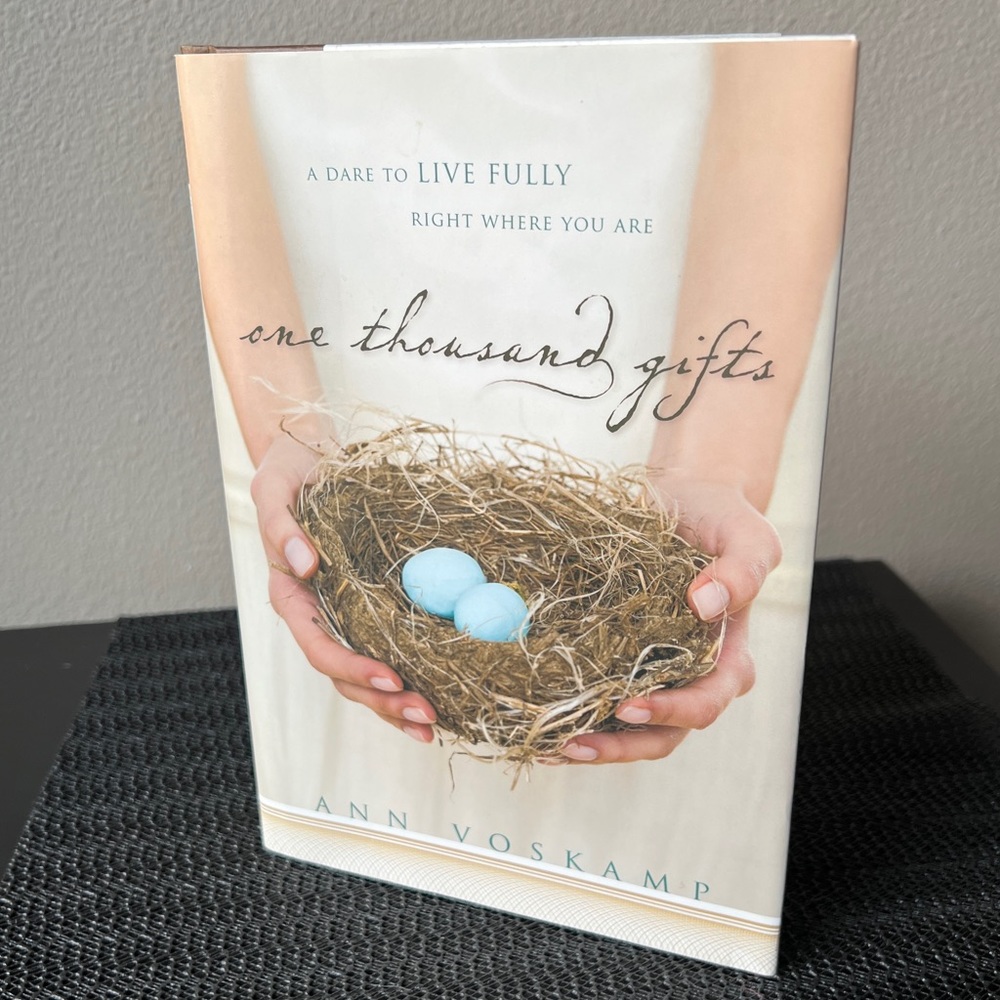 Hardcover “One Thousand Gifts” 2010 Everyday Blessings Spiritual Discipline